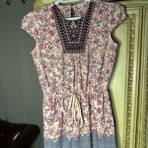 Monteau girls shorts jumpsuit
